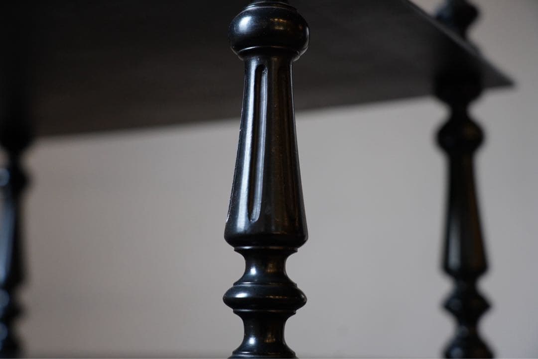 アンティーク　フランス　ナポレオン　ミュージックシェルフ　レコード　棚