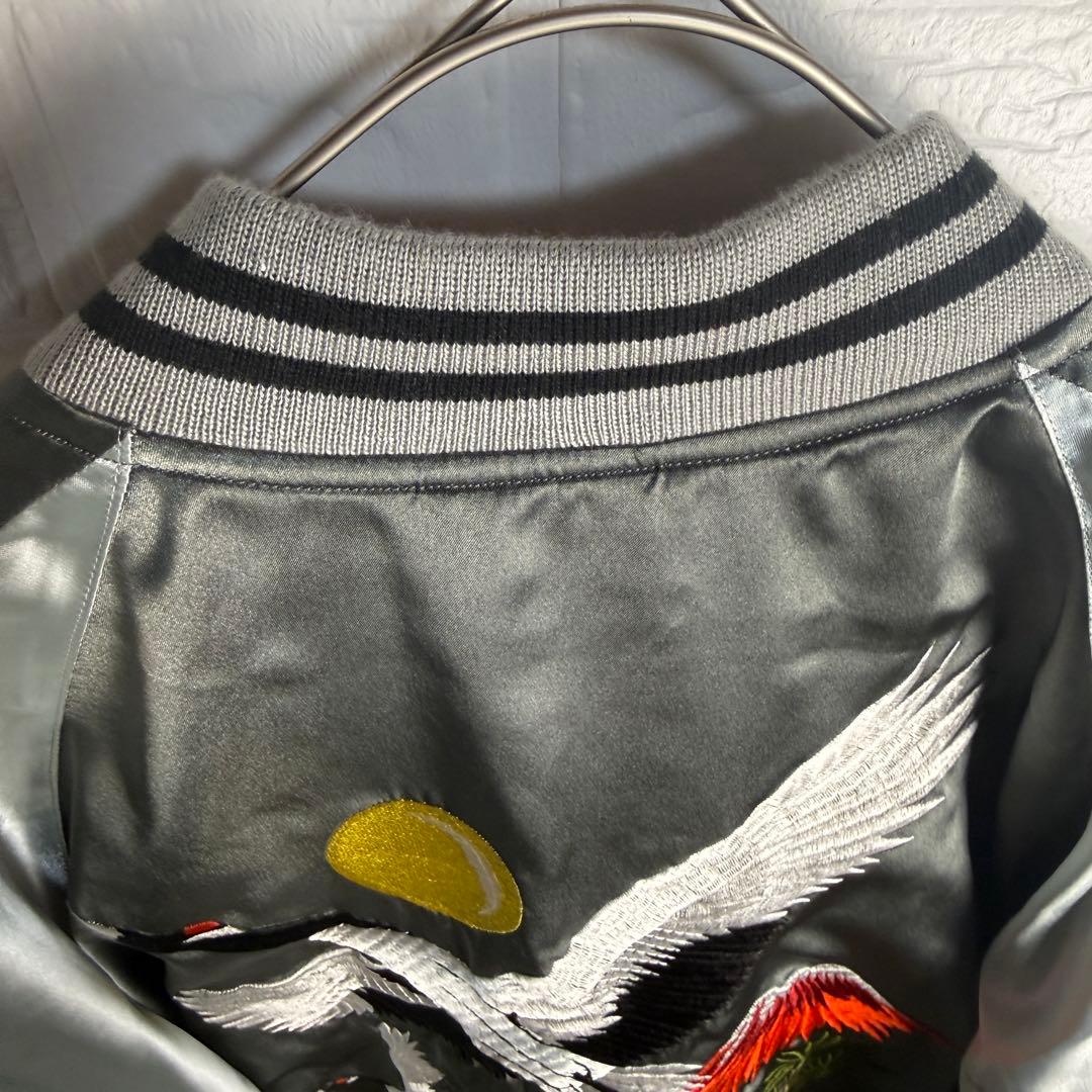 【美品】 星姫 Hoshihime 鶴 刺繍 スカジャン 和柄 東京