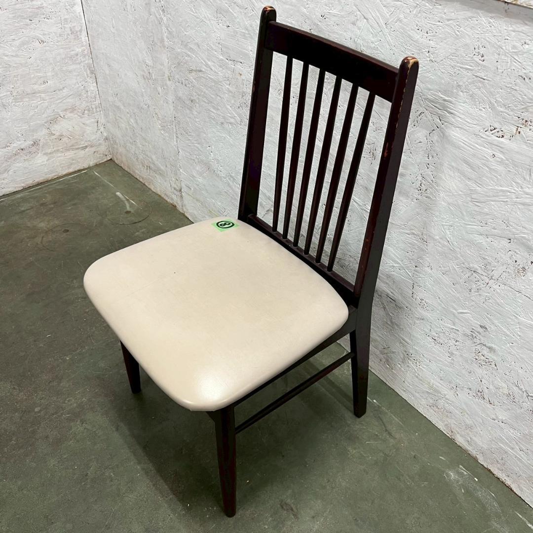 カリモク ダイニングチェア 木製 椅子 オールドカリモク ⑧ Y1986