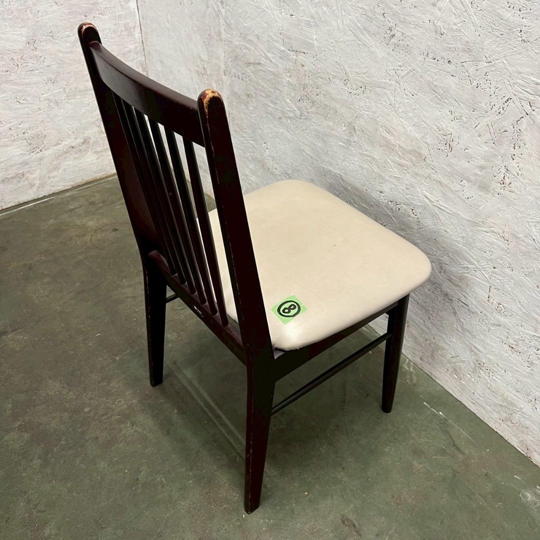 カリモク ダイニングチェア 木製 椅子 オールドカリモク ⑧ Y1986