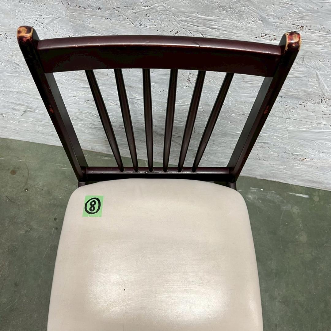 カリモク ダイニングチェア 木製 椅子 オールドカリモク ⑧ Y1986