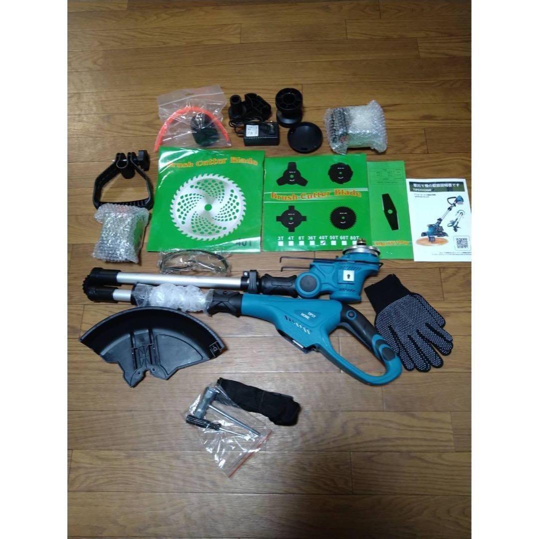 電動 草刈り機 充電式 マキタ18V互換 ブラシレスモーター 230mm刃幅