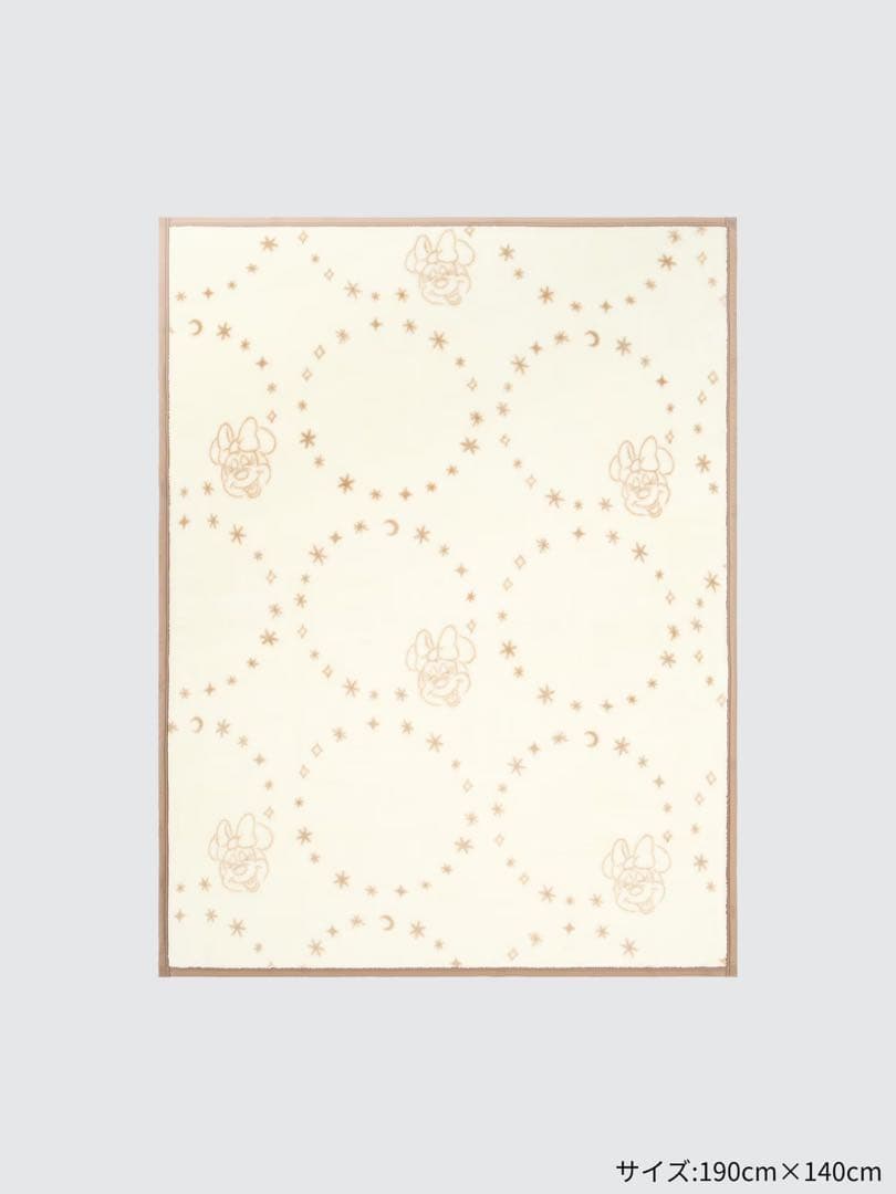 ユニクロ ヒートテック毛布 シングル毛布 ディズニー ミニーマウス