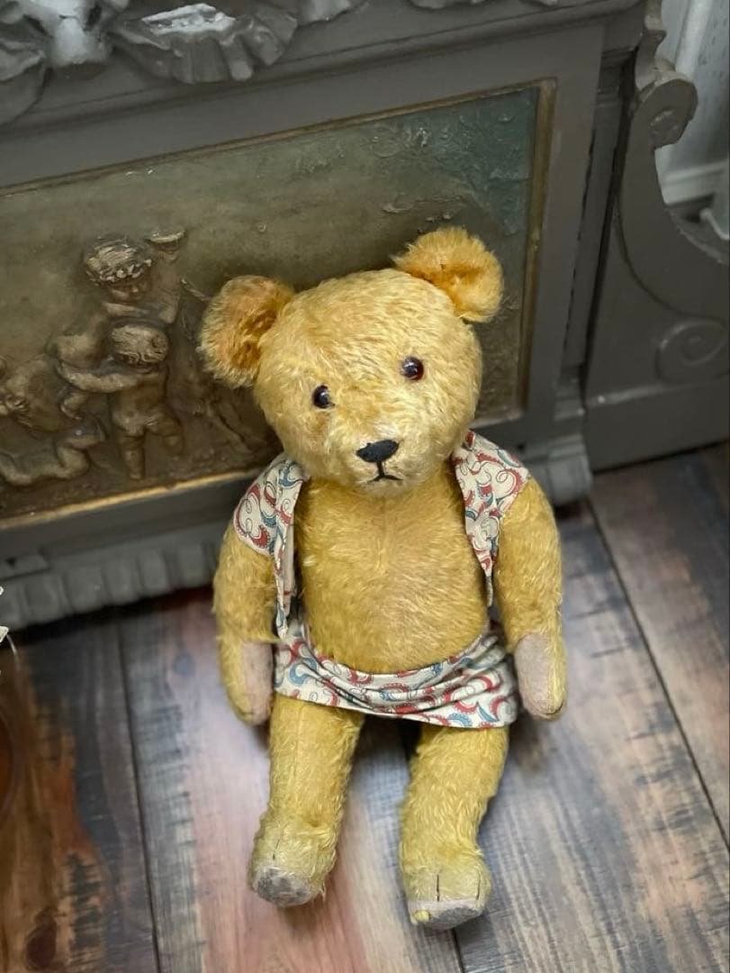 ˚✧₊⁎断捨離SALE品⁎⁺˳✧༚ アンティークテディベアちゃん♡ボロベアさん