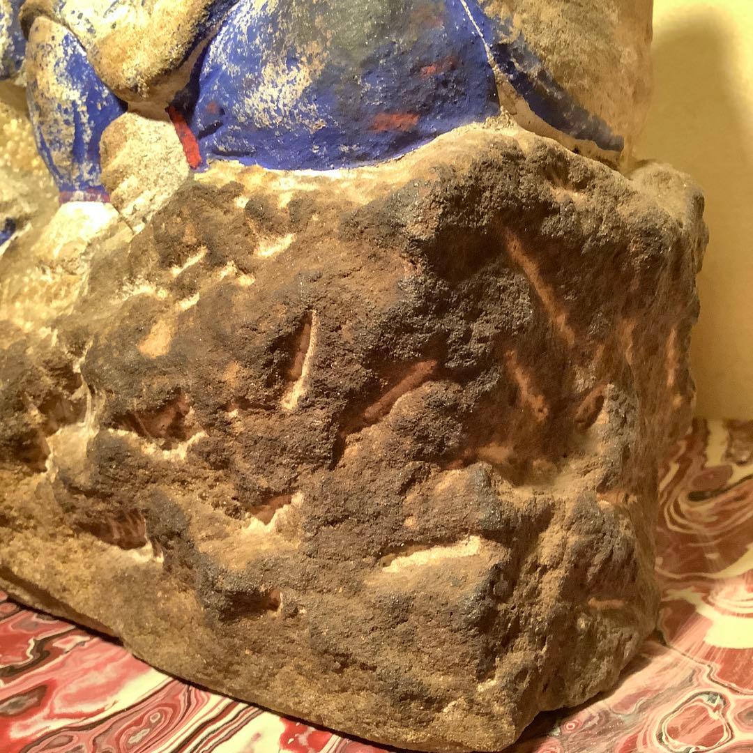 江戸期・祀り福神「恵比寿・大黒天」民衆信仰・七福神・財運福徳・邪気祓い・彩色石彫