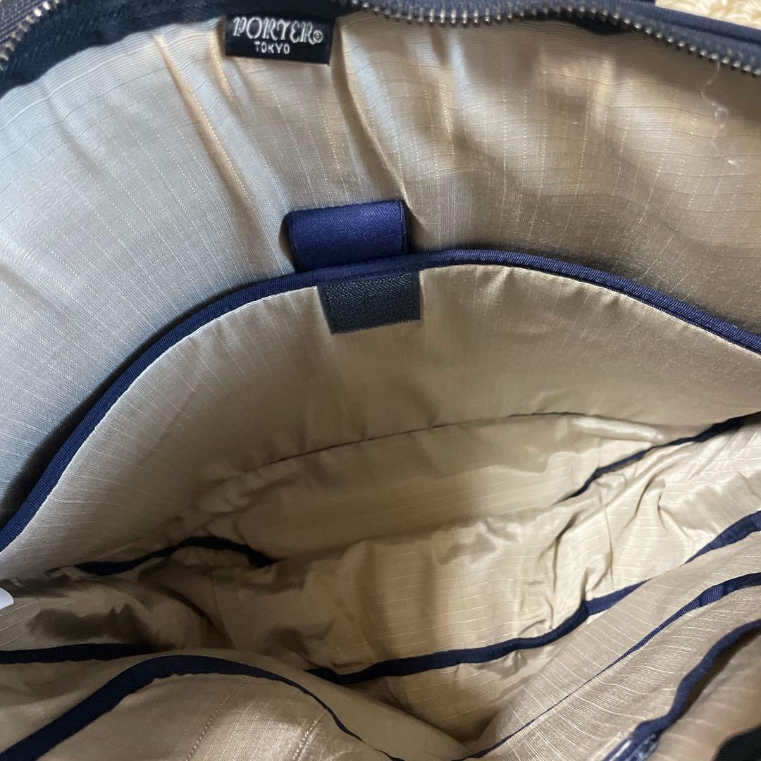 ✨極美品✨ ポーター ヘルメットバッグ トート 2way ナイロン シングス 紺