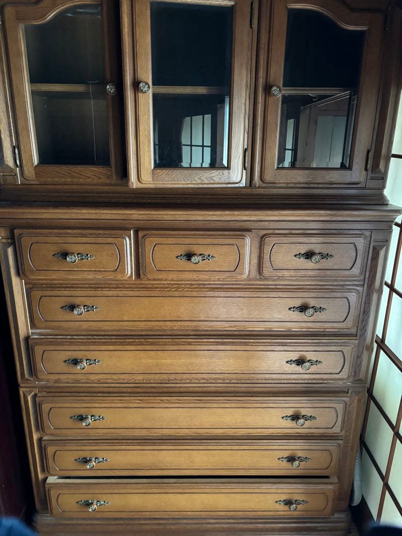 2/23まで限定　桐製木製タンス 1974年製 ブラウン