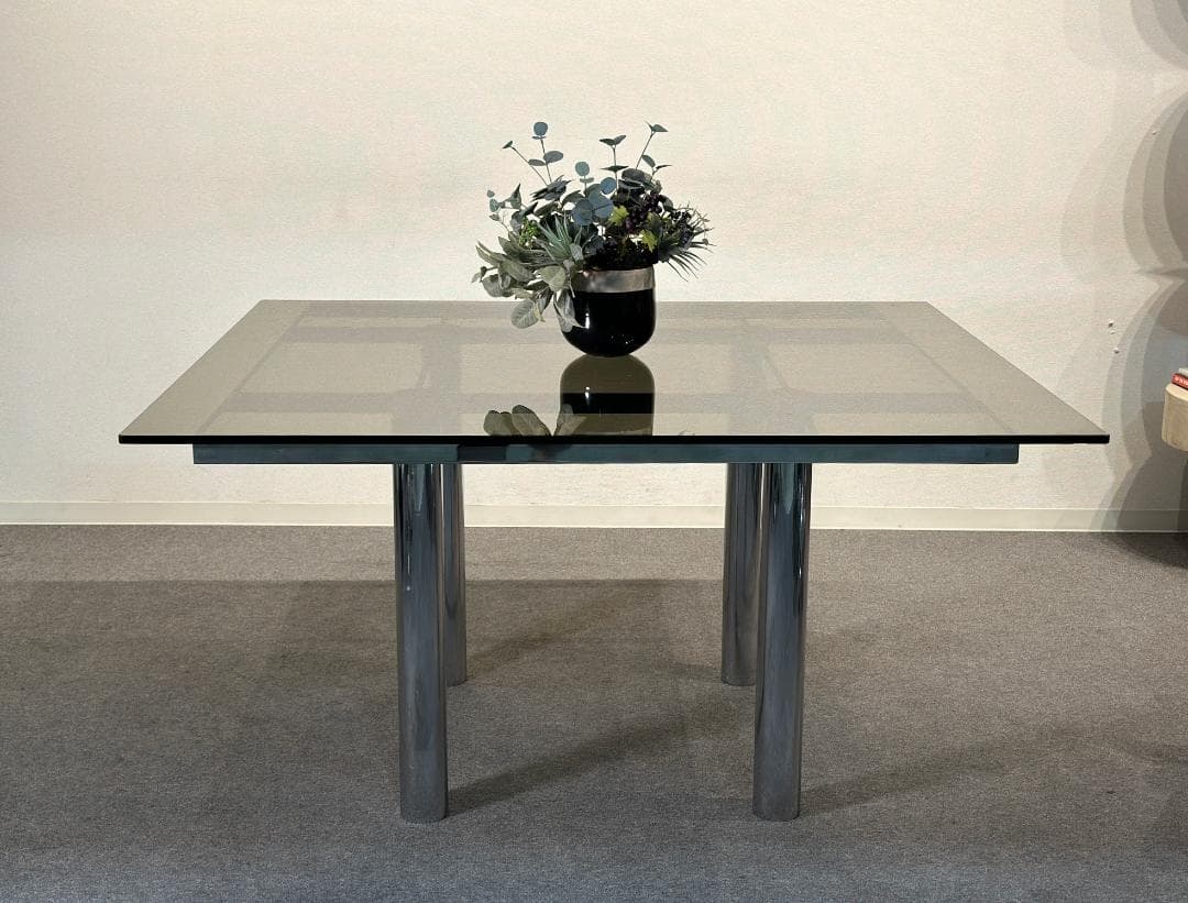 希少70'sヴィンテージ■Knoll■アンドレ・スカルパ　ガラステーブル　モダン