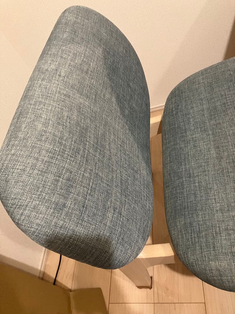 ライトウッドダイニングテーブルと椅子2脚セット