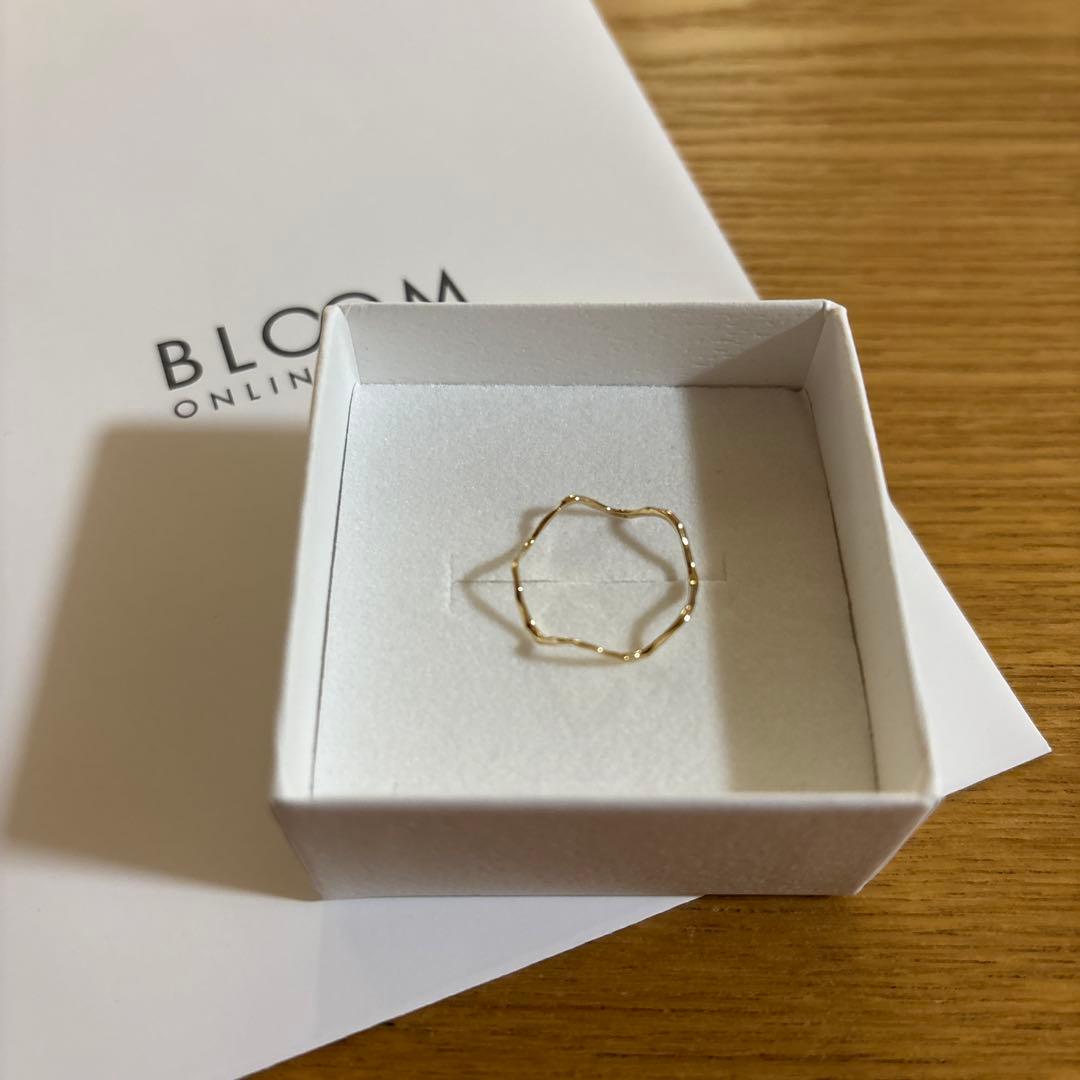 【BLOOM】K10 イエローゴールド ウェーブリング 指輪Web限定 ブルーム