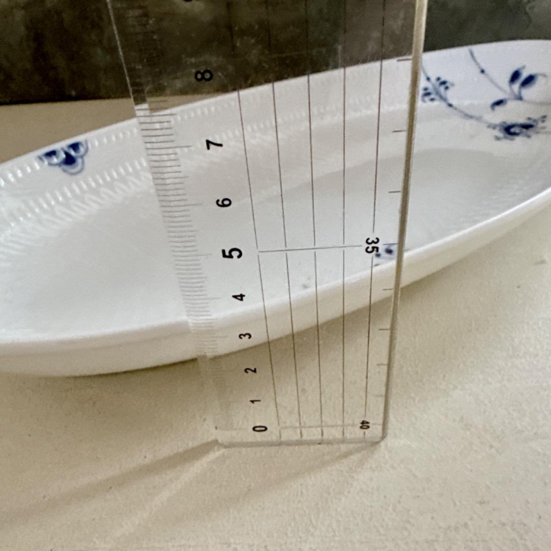 新品☆ロイヤルコペンハーゲンブルーパルメッテ オーバルディッシュ 32cm