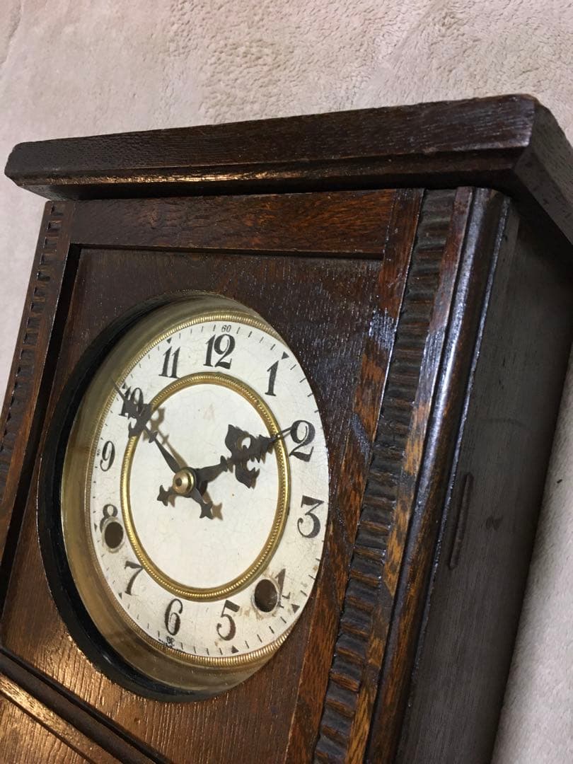 大正 戦前ゼンマイ振り子時計 整備済み