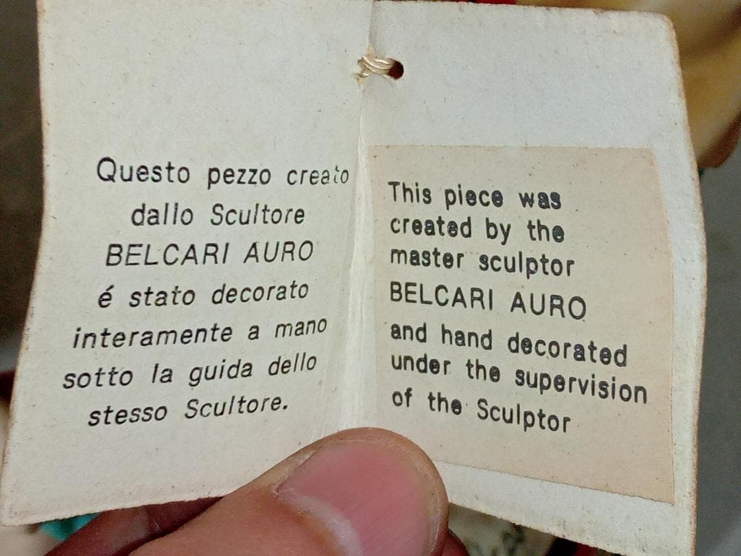 ドマン ピエロ オーロ・ベルカリ まとめ売り 高約36㎝ 道化師 フィギュリン