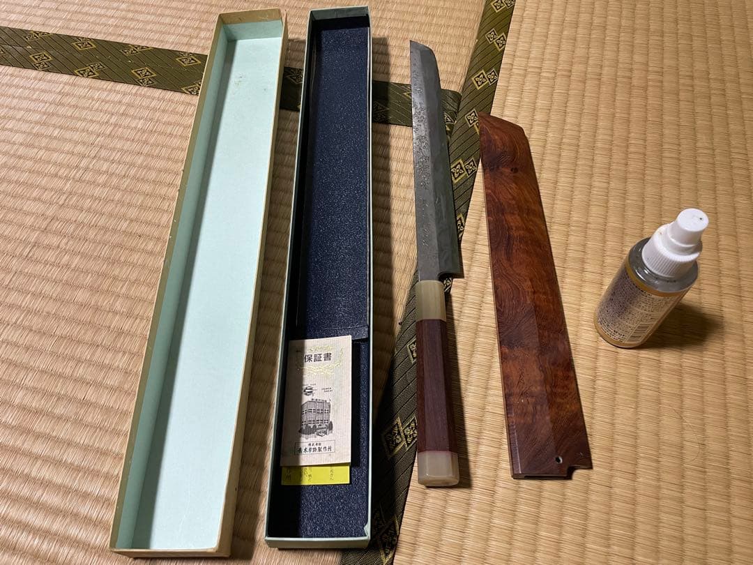 堺孝行 白一鋼 正夫 300mm 桜彫刻入り