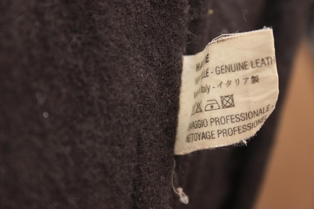 HAUTE　牛革 トレンチコート　イタリア製　ヴィンテージ