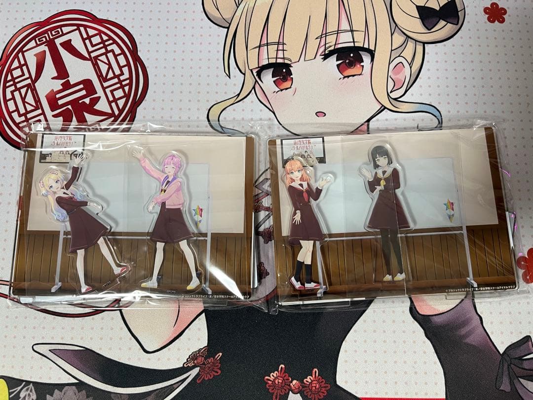 リンクラオンラインくじ　A賞　みらくらぱーく　スリーズブーケアクリルメモスタンド