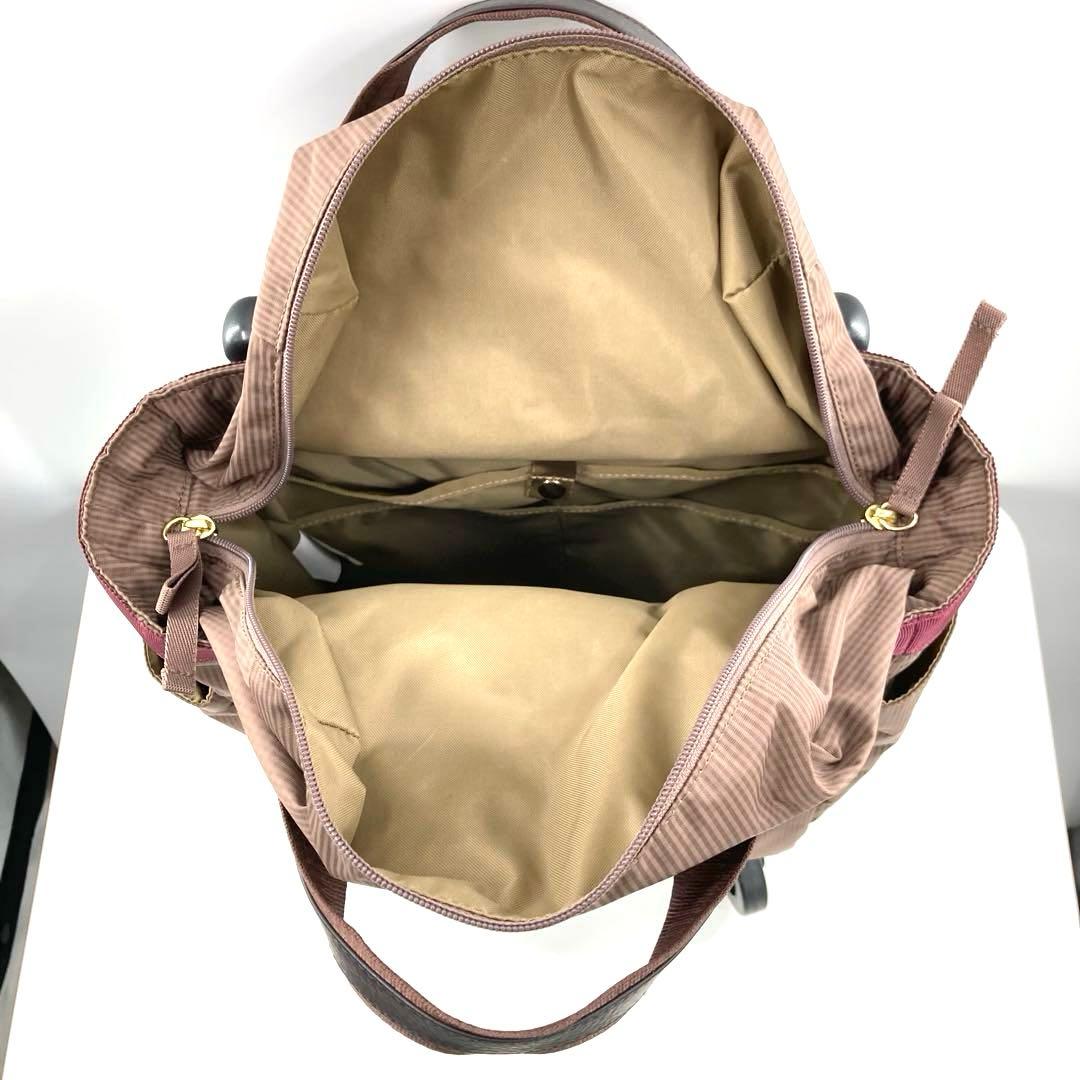 美品 SWANY スワニー ルバンド キャリーバッグ 4輪ストッパー付き リボン