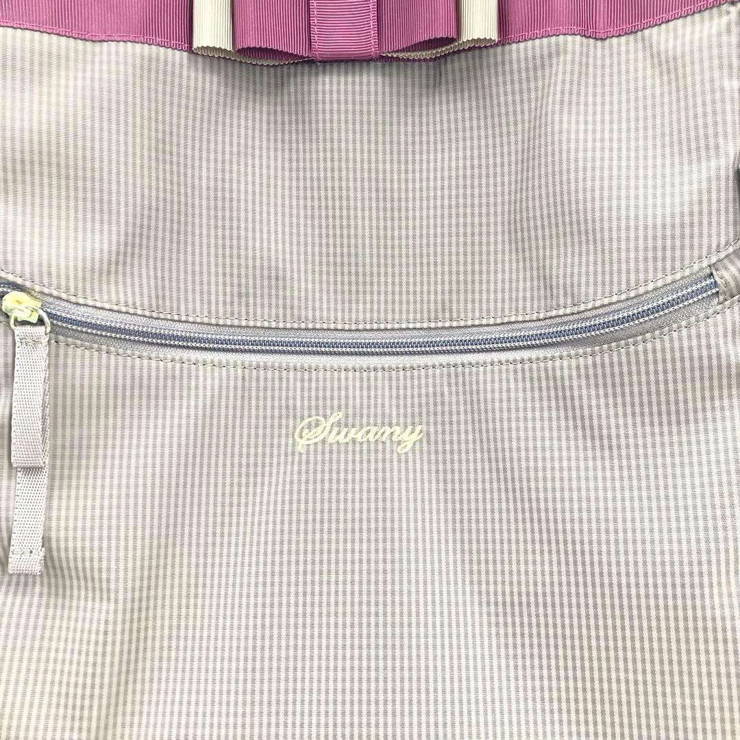 美品 SWANY スワニー ルバンド キャリーバッグ 4輪ストッパー付き リボン