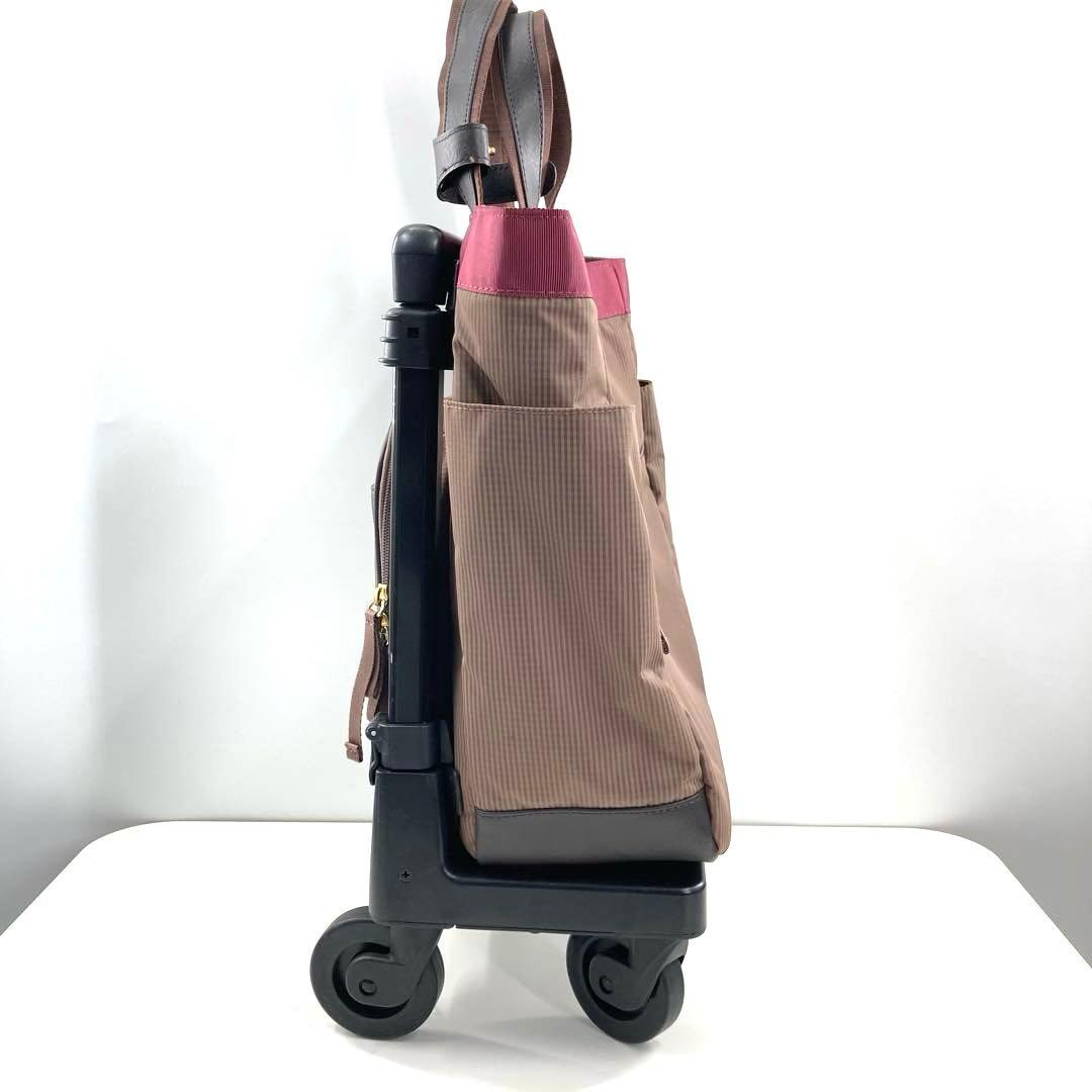 美品 SWANY スワニー ルバンド キャリーバッグ 4輪ストッパー付き リボン