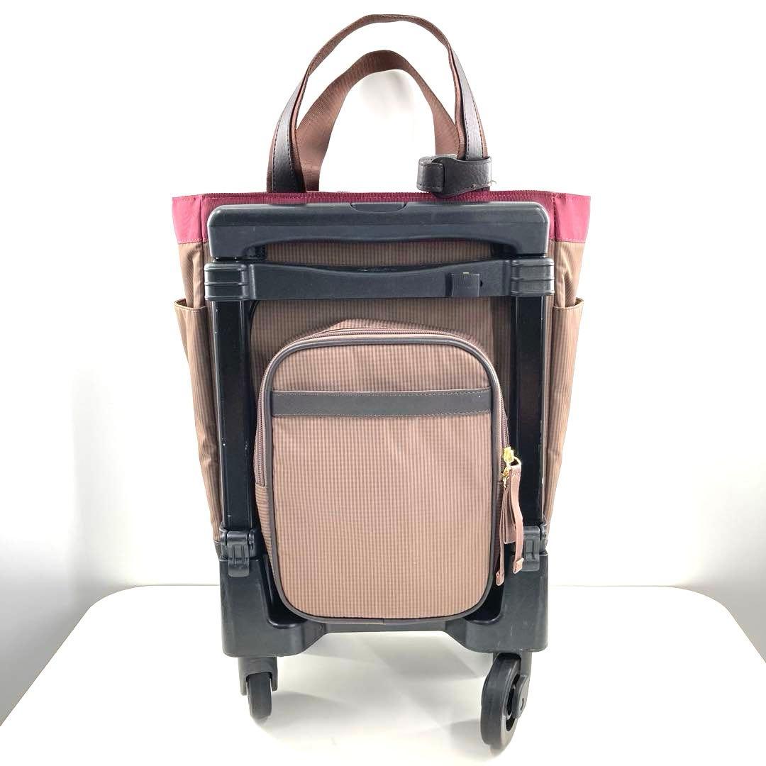 美品 SWANY スワニー ルバンド キャリーバッグ 4輪ストッパー付き リボン