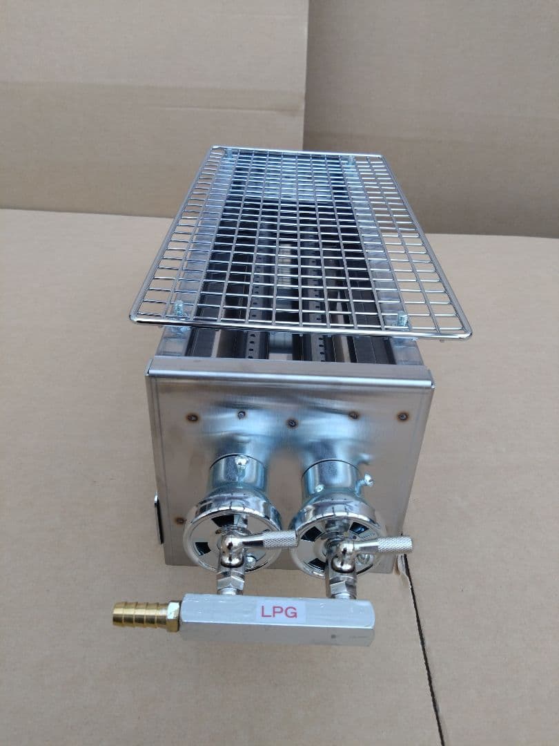 焼き網付 プロパンガス 焼鳥機 網焼き 磯料理 業務用 食べ放題 イベント 祭り