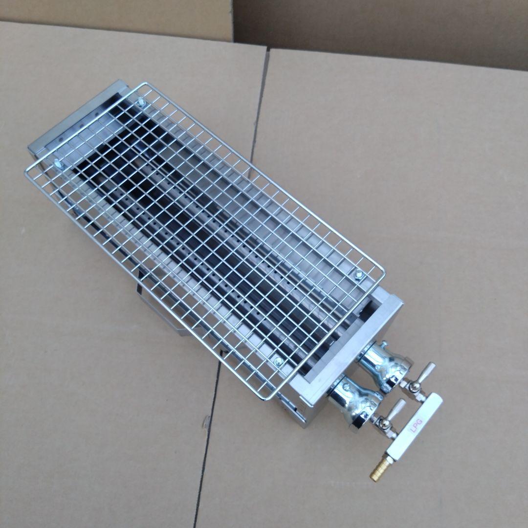 焼き網付 プロパンガス 焼鳥機 網焼き 磯料理 業務用 食べ放題 イベント 祭り