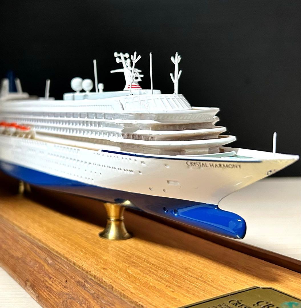 クリスタルハーモニー クルーズ 船　模型 オブジェ 置物　インテリア