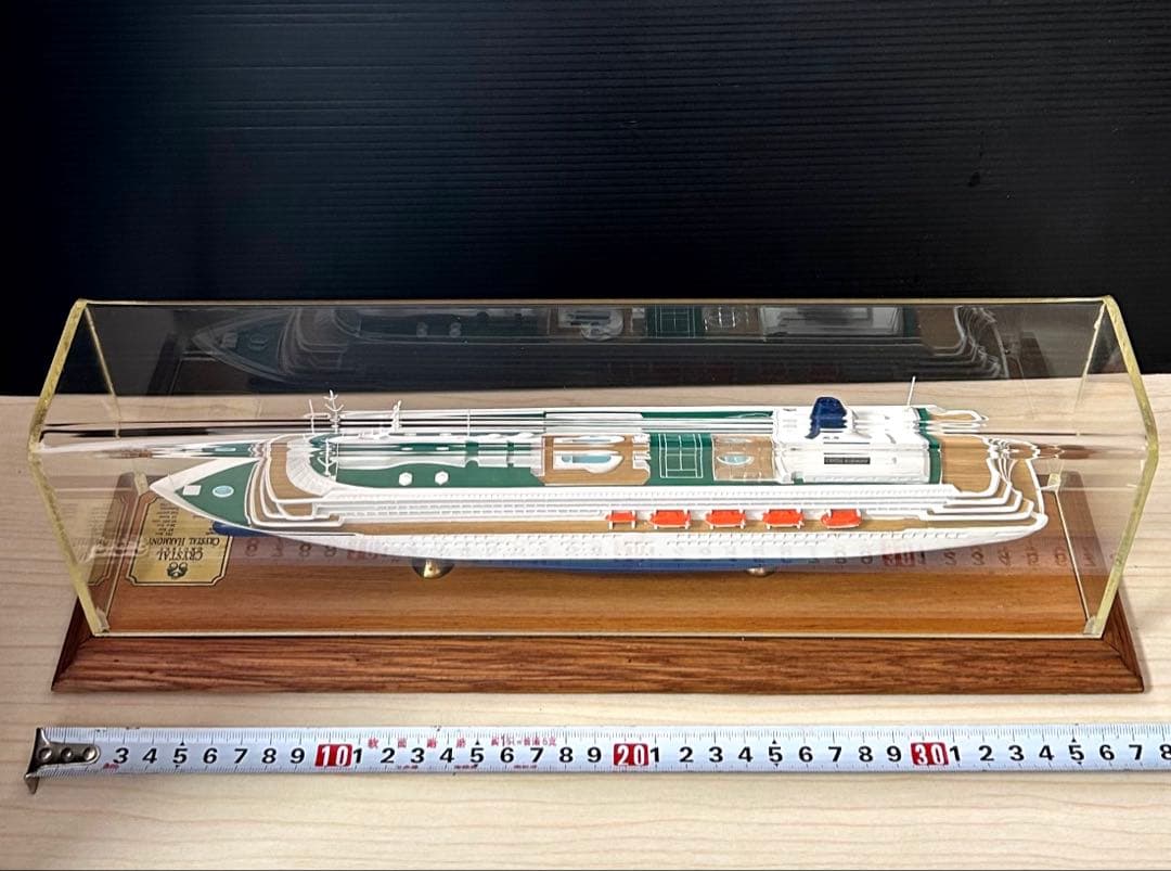 クリスタルハーモニー クルーズ 船　模型 オブジェ 置物　インテリア