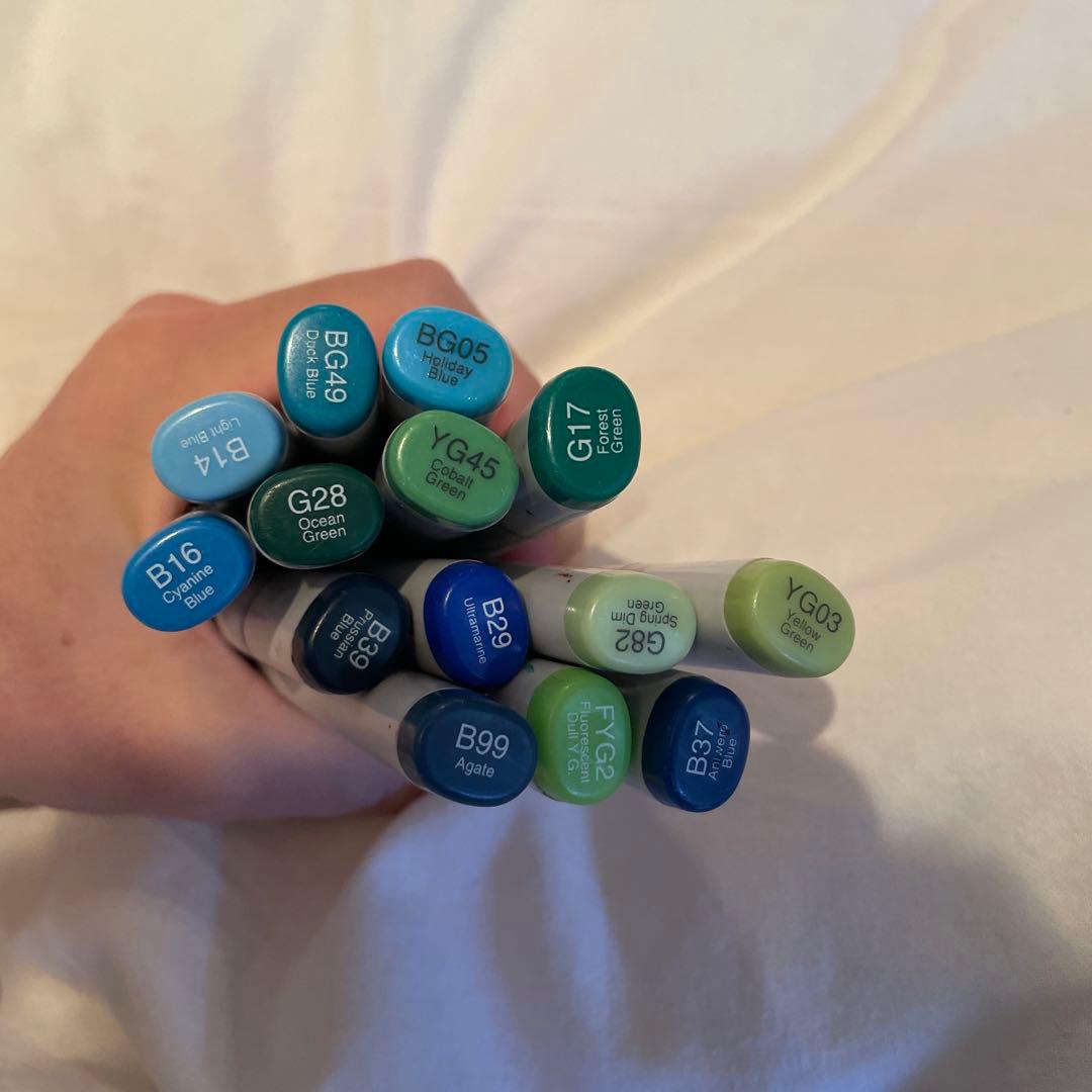 Copic コピック マンガ 画材 まとめ売り マーカー 51本 + 補充2本