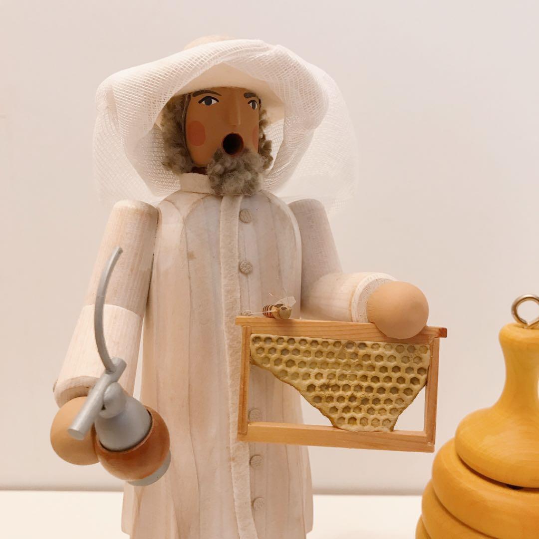 ドイツ　煙出し人形　養蜂家　けむり出し