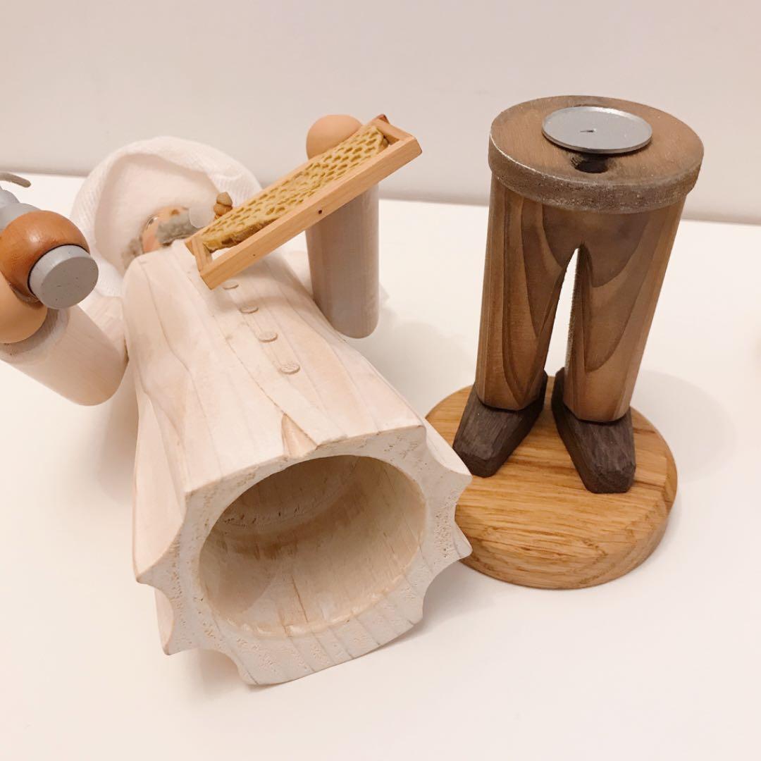 ドイツ　煙出し人形　養蜂家　けむり出し