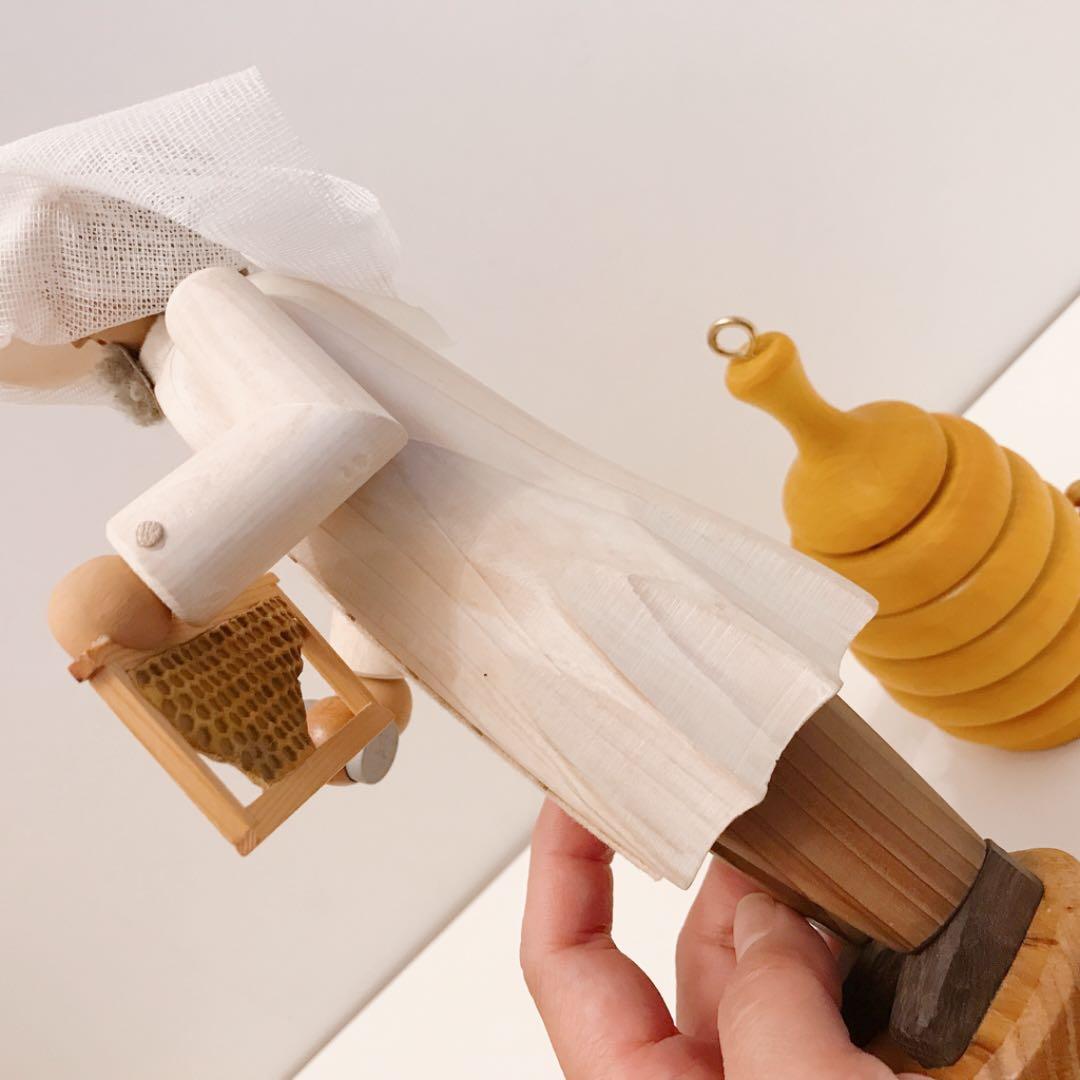 ドイツ　煙出し人形　養蜂家　けむり出し