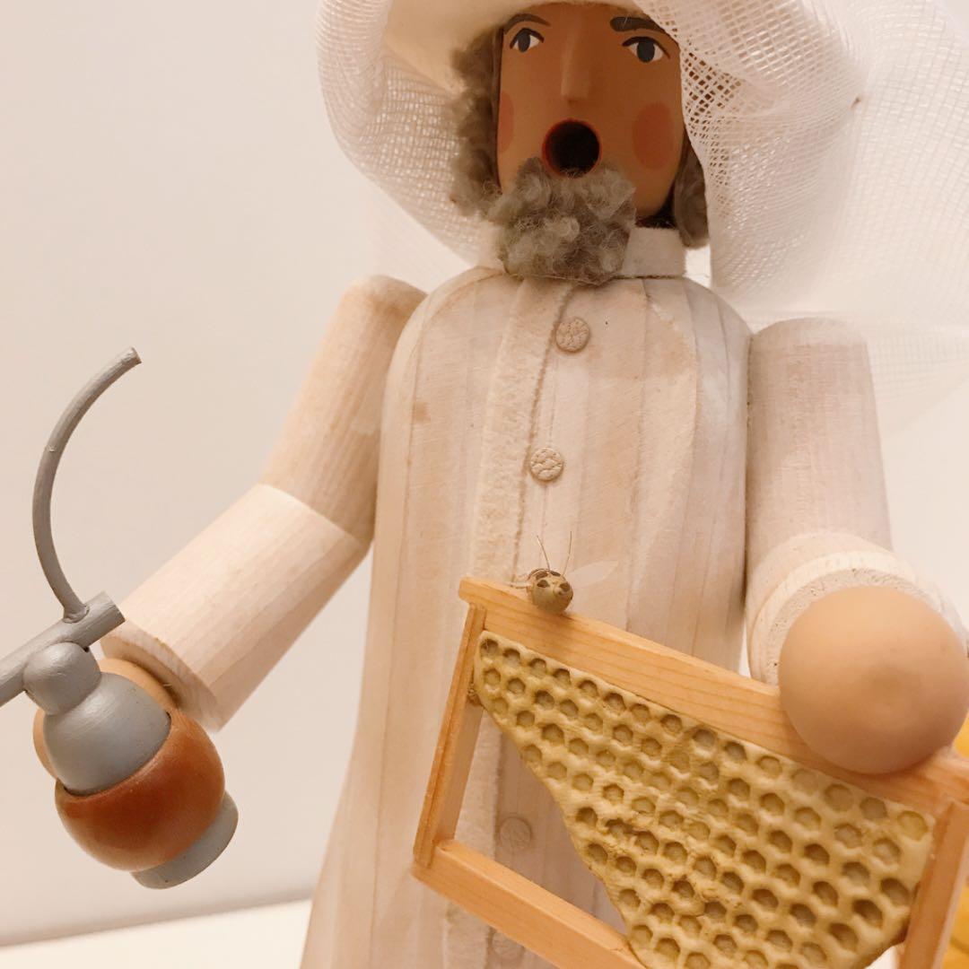 ドイツ　煙出し人形　養蜂家　けむり出し