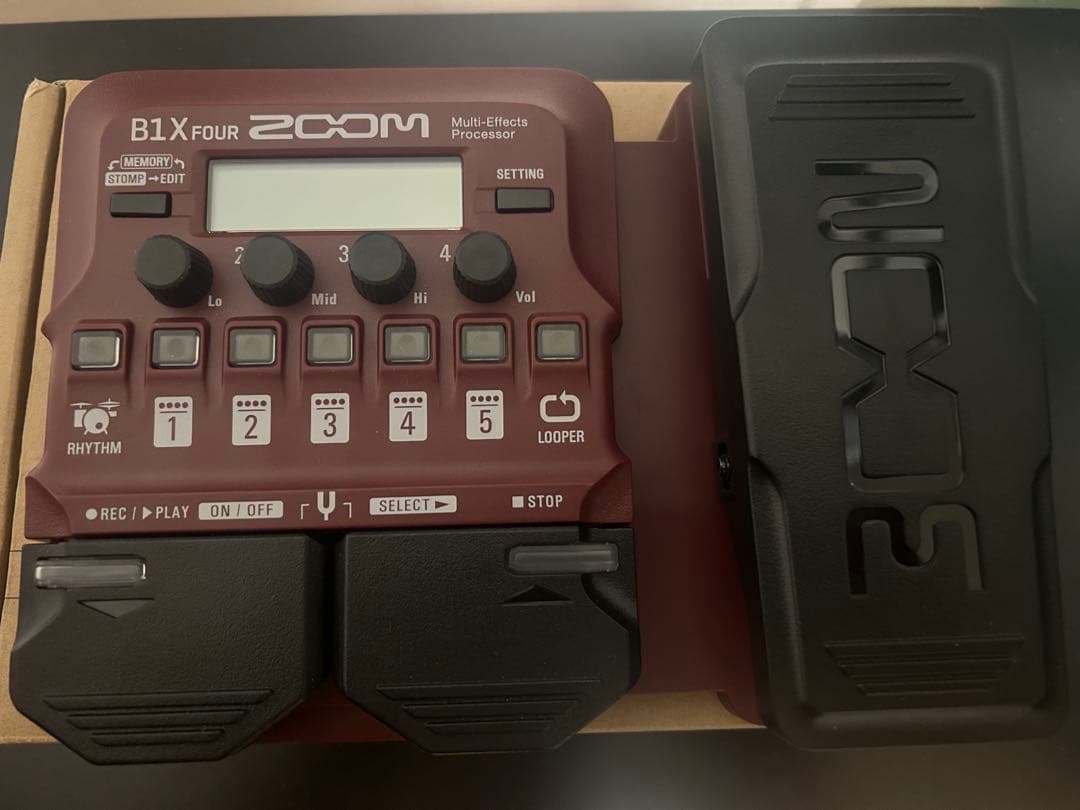 (美品)ZOOM B1X FOUR アダプター付き