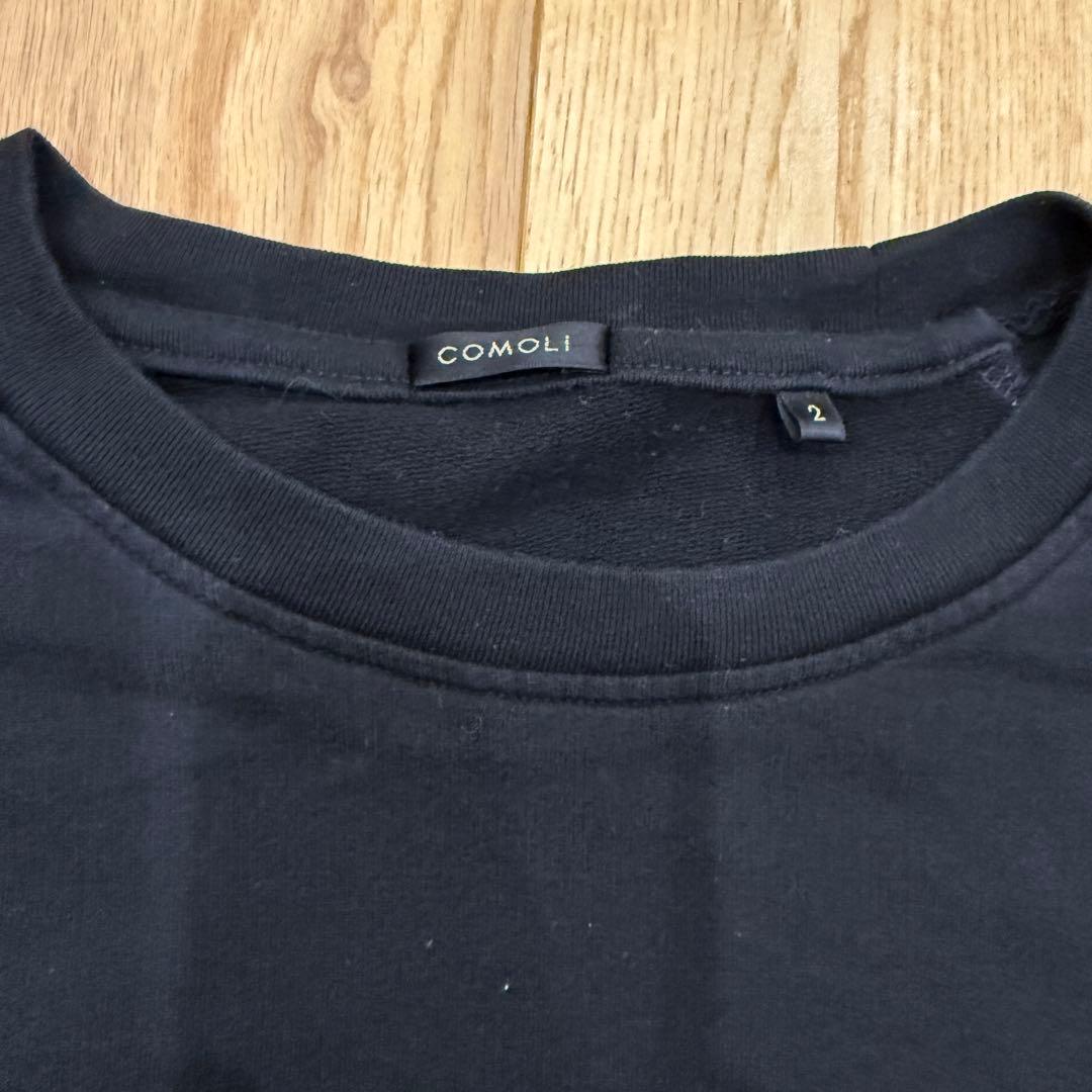 COMOLI シルク混LSカットソー