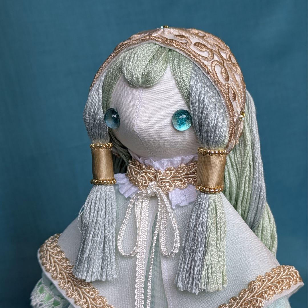 煌めく水の瞳の子　アートドール　ハンドメイドドール