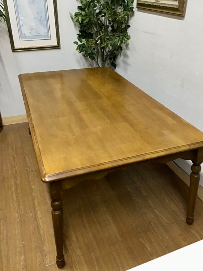 管328☆カリモク☆オールドカリモク☆ダイニングテーブル☆アームチェアー☆5点