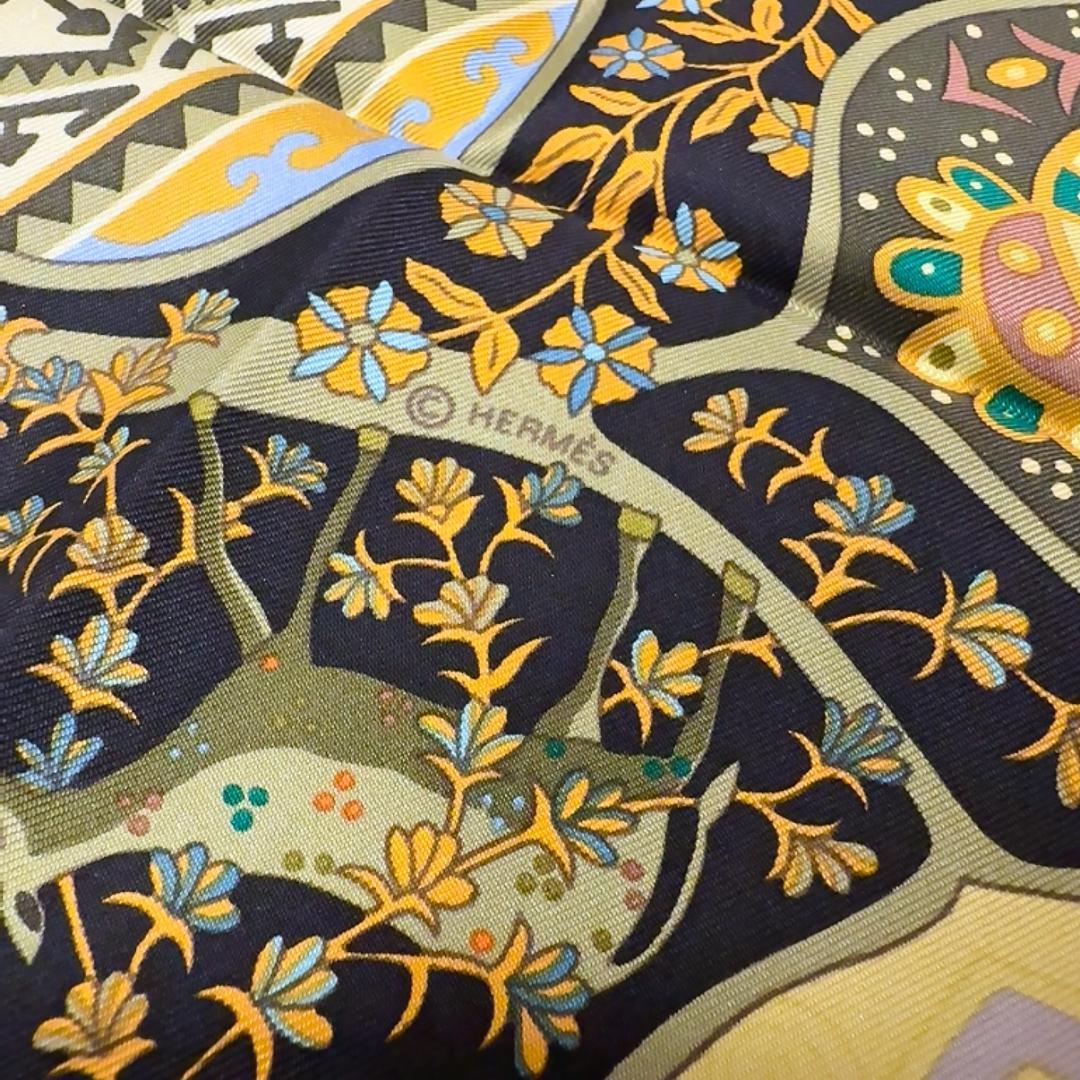 ◇エルメス◇スカーフ/カレ90/生命の木/L'Arbre de Vie/タグ付き