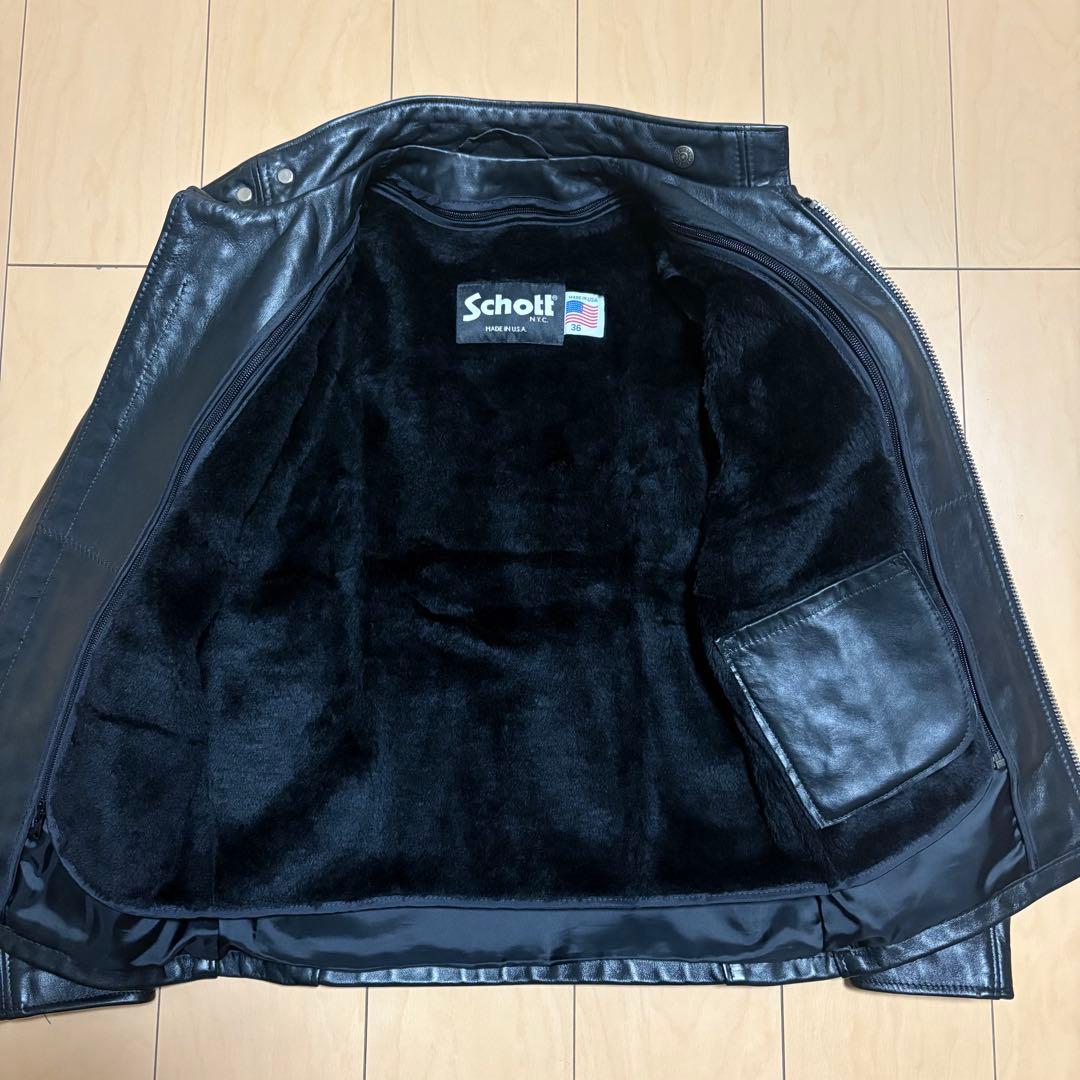 新型 SCHOTT 641 シングルライダースジャケット