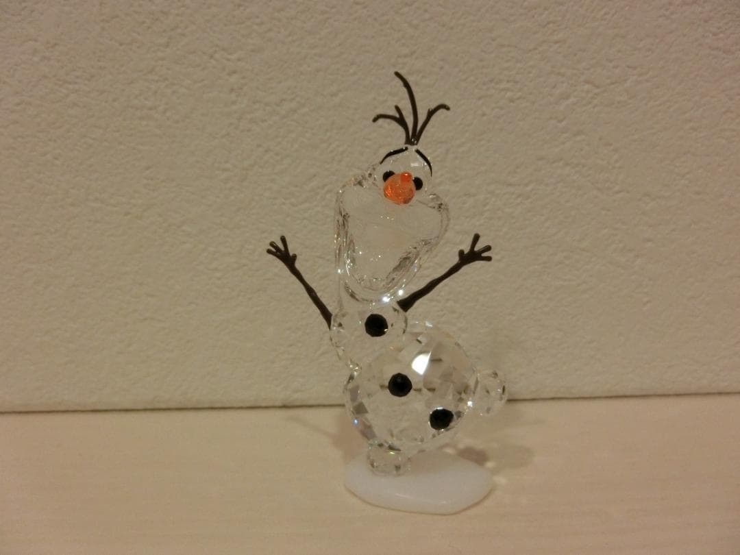 美品　スワロフスキー SWAROVSKI オラフ クリスタル置物