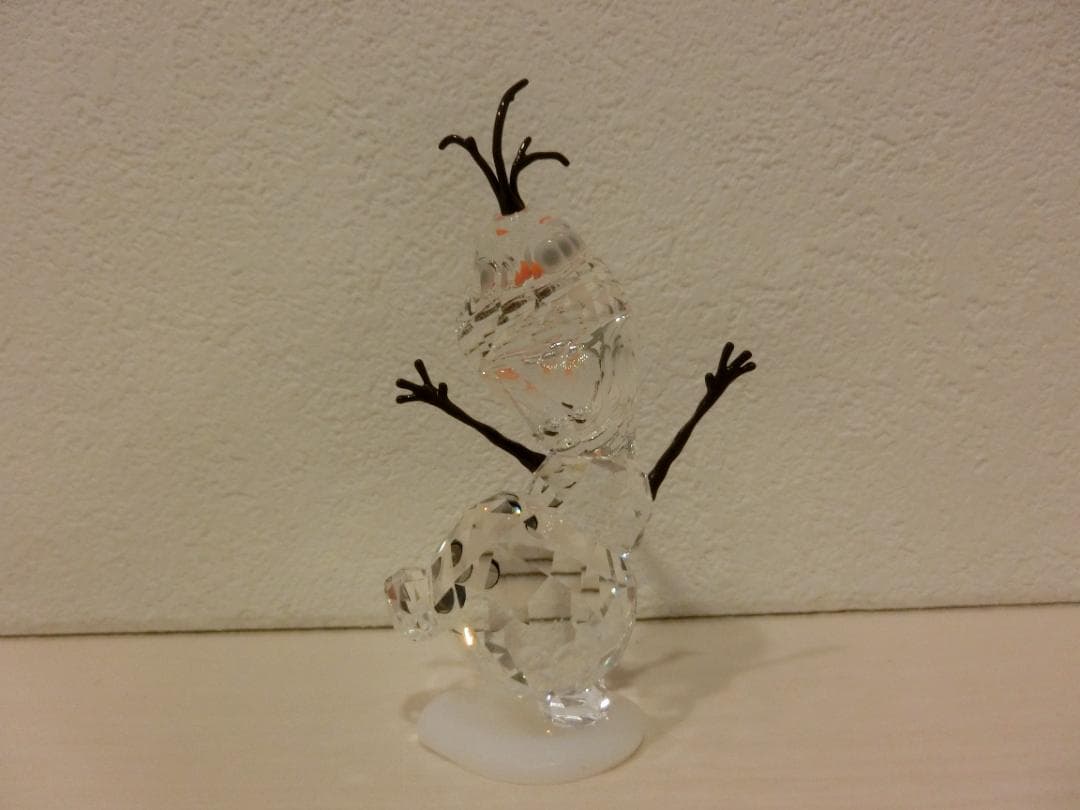 美品　スワロフスキー SWAROVSKI オラフ クリスタル置物