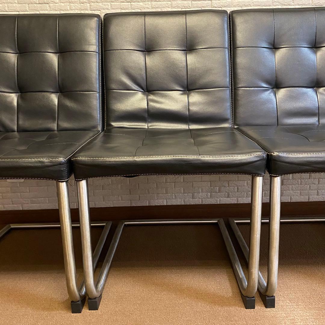 【直接引き取りのみ！】ニトリ ガラスダイニングテーブル5点セット