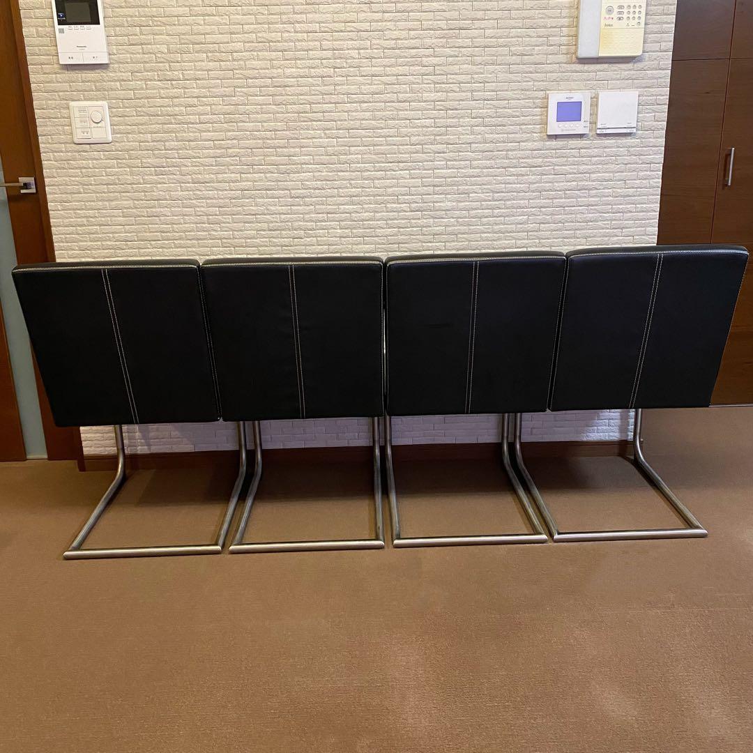 【直接引き取りのみ！】ニトリ ガラスダイニングテーブル5点セット