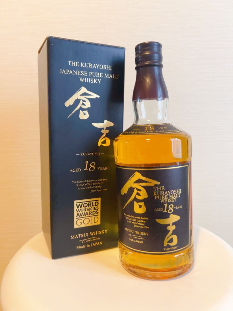 マツイピュアモルトウイスキー 「倉吉 18年」