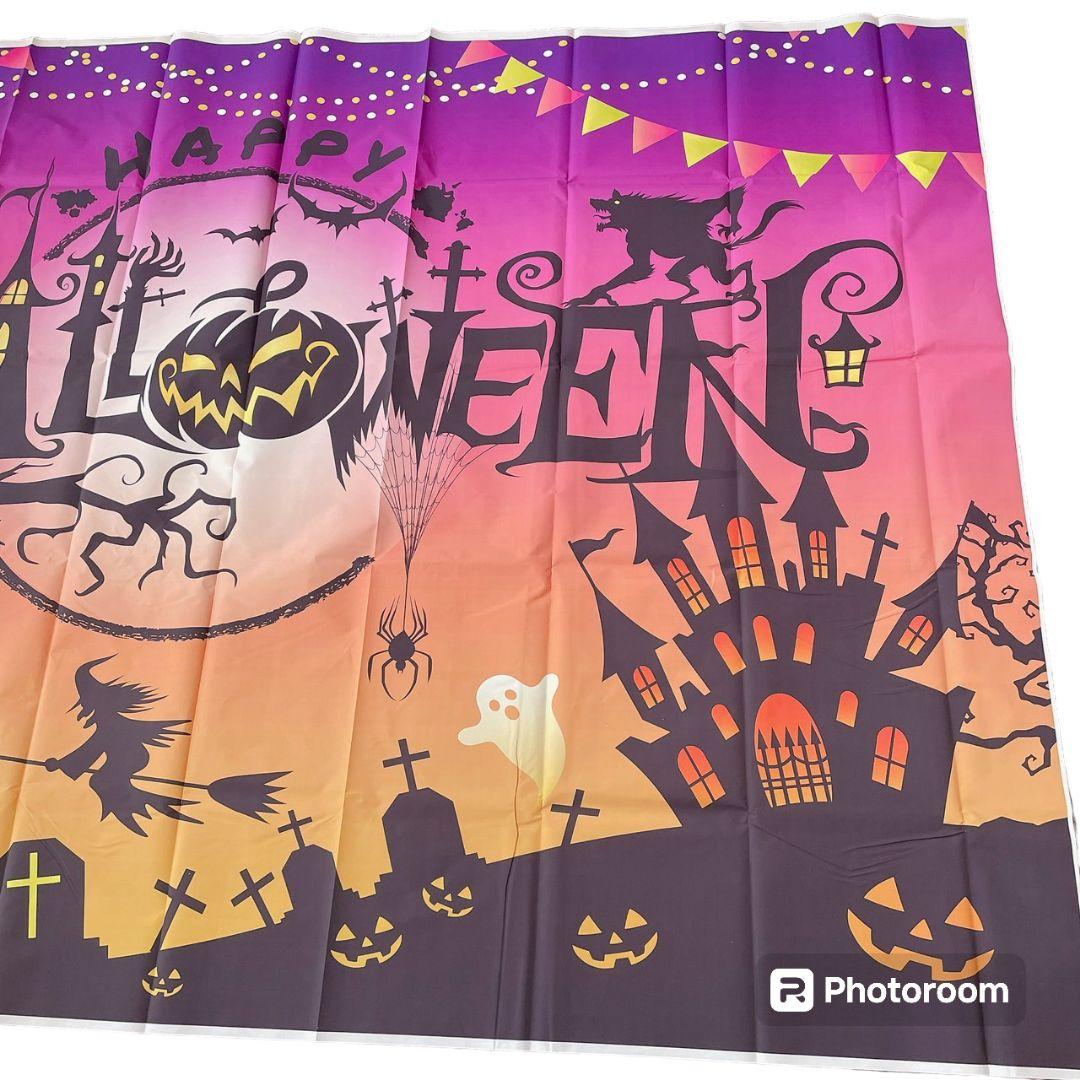 背景布 ハロウィン 撮影背景 大判　2.2x1.5m