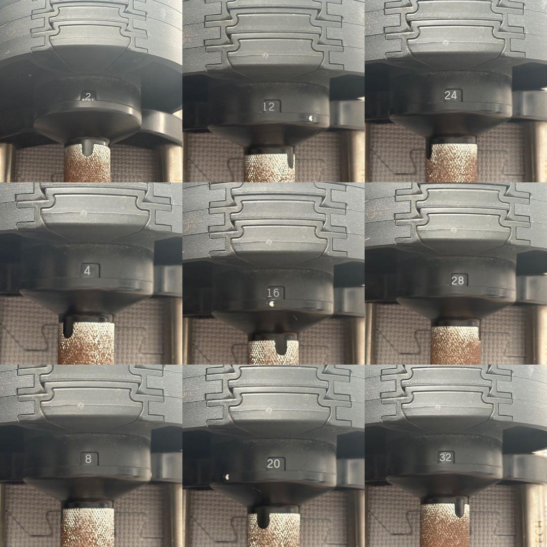 NÚO FLEXBELL 32kg 4kg刻みフレックスベル 可変式ダンベル②