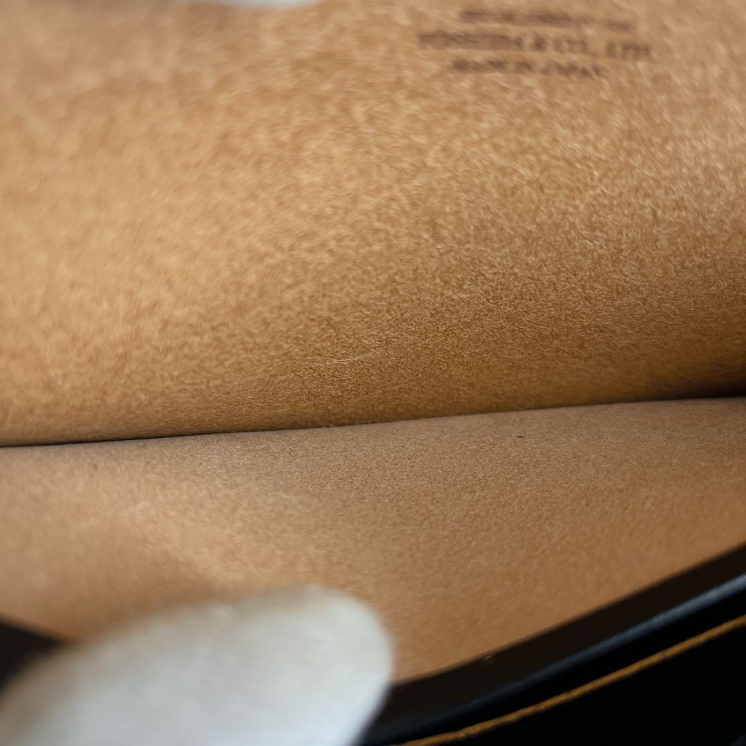 ポーター　長財布　フィルム　二つ折り財布　ロゴ　ロングウォレット　黒　レザー