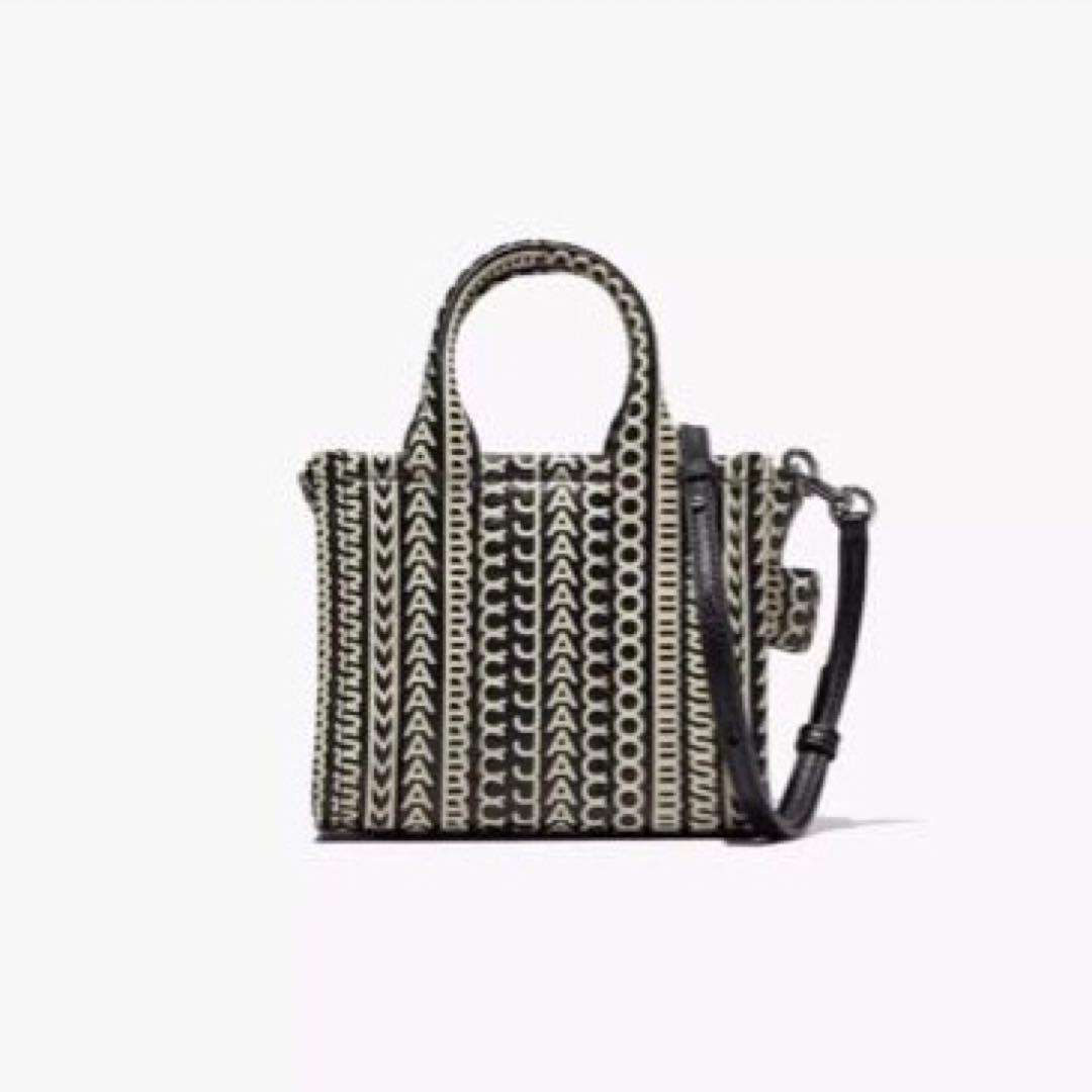 新品マーク ジェイコブス　ザモノグラムレザー クロスボディトートバッグ マイクロ