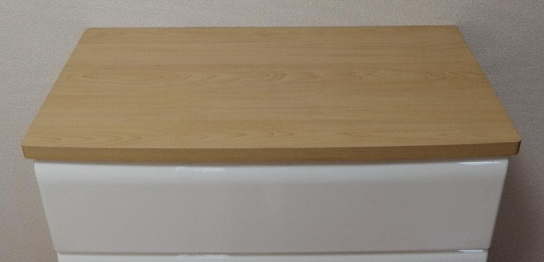 PES CST　収納チェスト　3段　ナチュラル＊ホワイト　幅56㎝