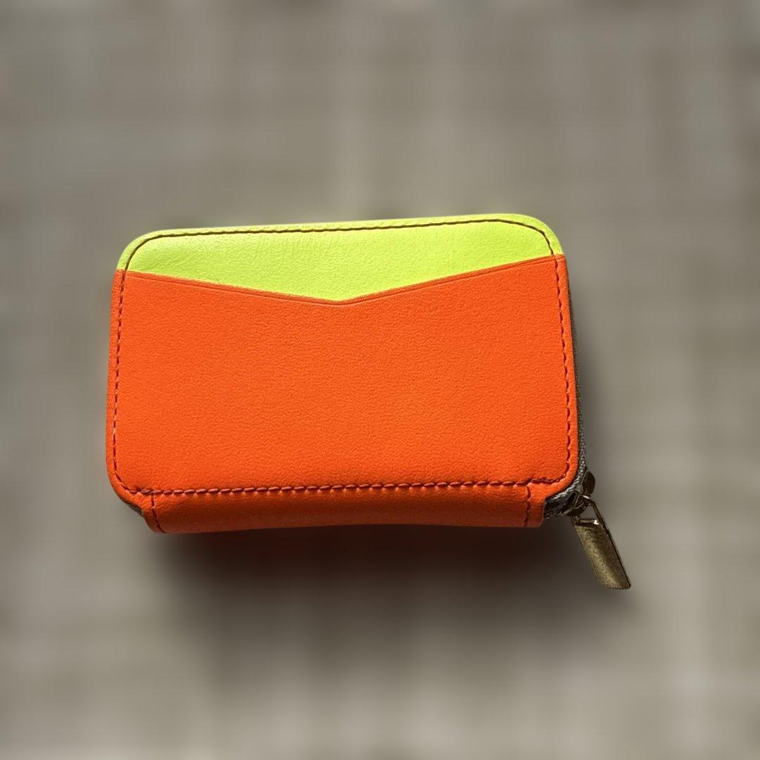 カラーブロック ケース オレンジ/ライム